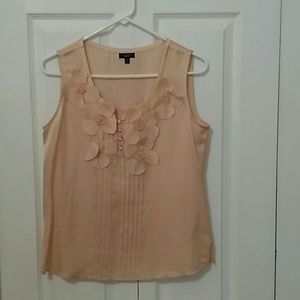Talbots Sleeveless Silk/Cotton Blouse